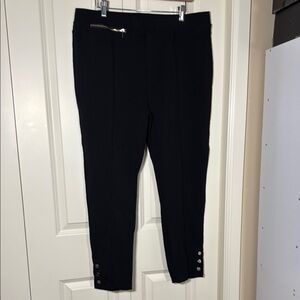 Ellen Tracy Black Ankle Cropped Pants